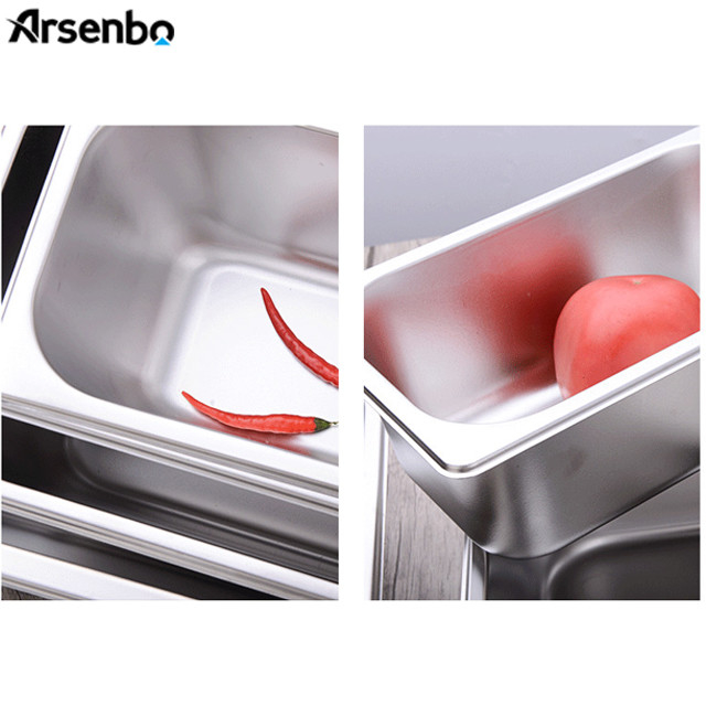 Arsenbo 200W Commercial Restaurant Refrigerator Anticorrosive Durable