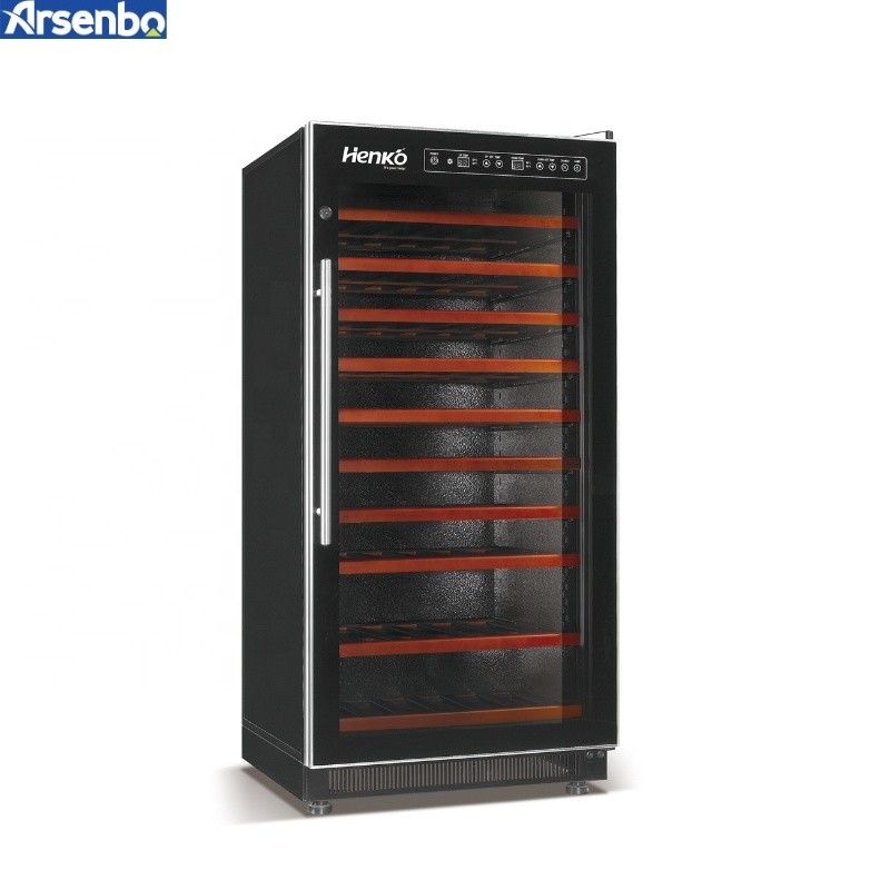66-84 Bottles Red Wine Cooler Refrigerator Soundless Electric Powered