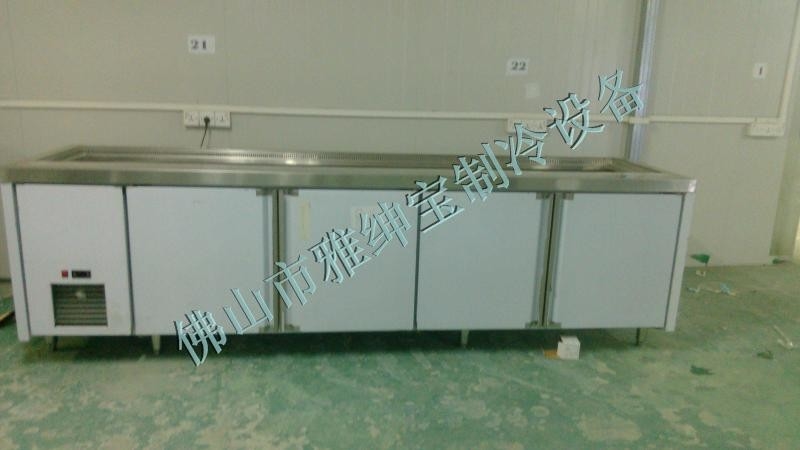 220V 50HZ Commercial Restaurant Refrigerator Undercounter Stainless Steel