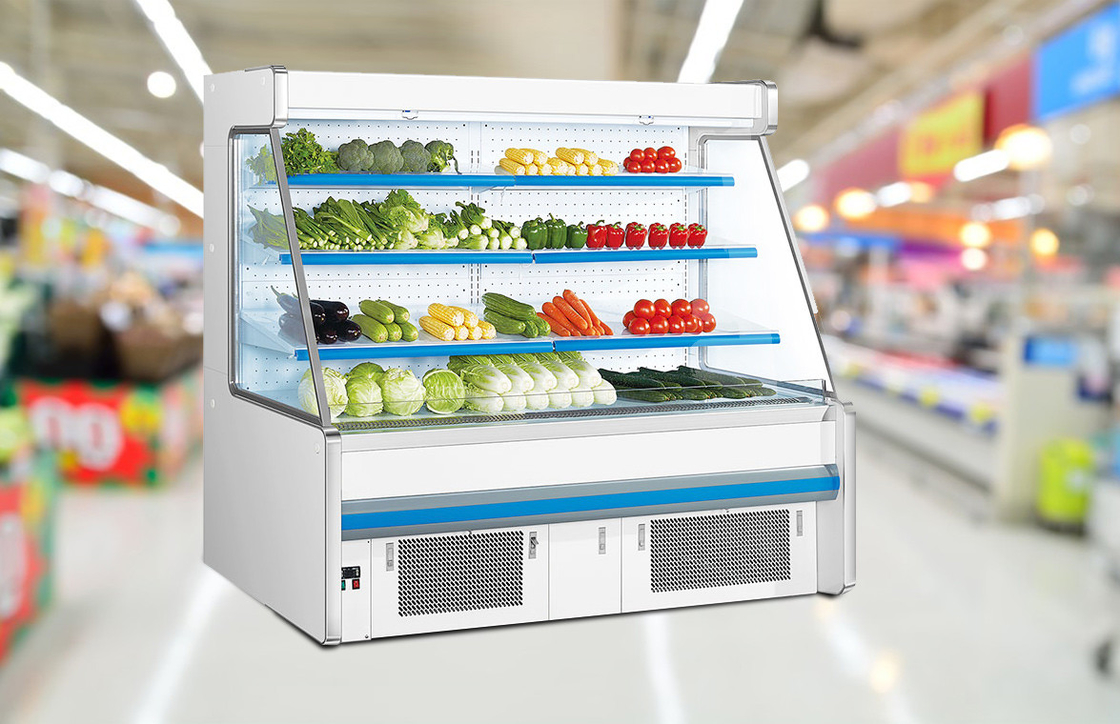 ISO Multiscene Commercial Supermarket Refrigerator 220V For Fresh Food